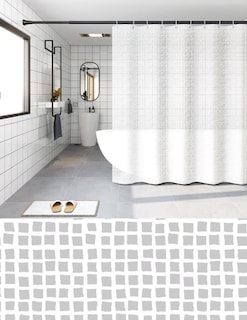 Foto 1 | Cortina Para Baño De Peva Impermeable 180 X 180 Gavin