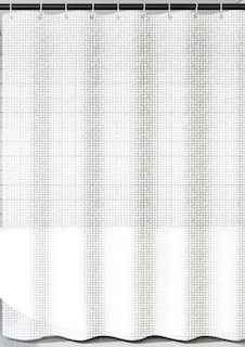 Foto 2 | Cortina Para Baño De Peva Impermeable 180 X 180 Gavin