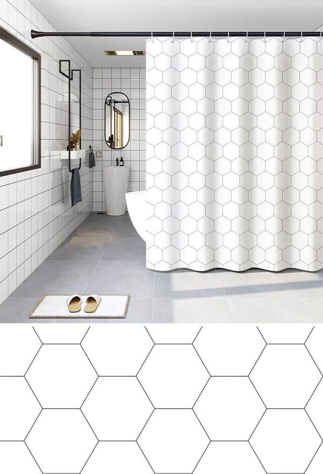 Cortina De Baño Peva Impermeable Neysa 180 X 180 Cm