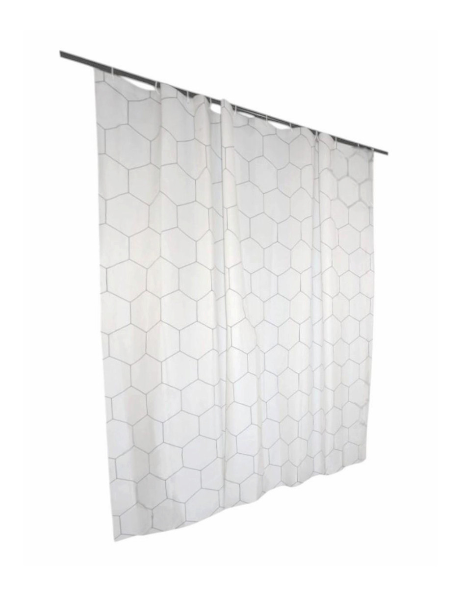 Foto 3 pulgar | Cortina De Baño Peva Impermeable Neysa 180 X 180 Cm