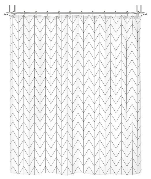 Foto 2 pulgar | Xtellar Cortina De Baño Elegante Y Práctica, Impermeable, Con Ganchos Incluidos