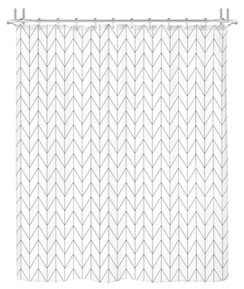 Foto 1 | Xtellar Cortina De Baño Elegante Y Práctica, Impermeable, Con Ganchos Incluidos