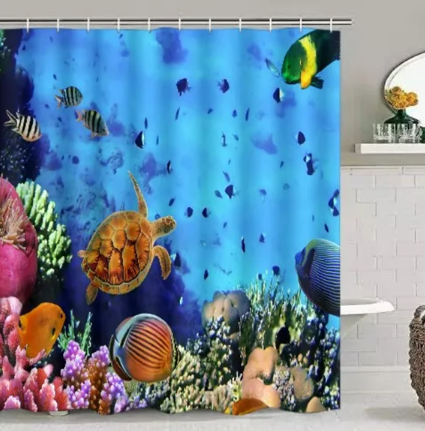 Foto 3 pulgar | Elegante Cortina De Baño Xtellar, Impermeable, Antihongo Y Lavable En Máquina 180*180cm
