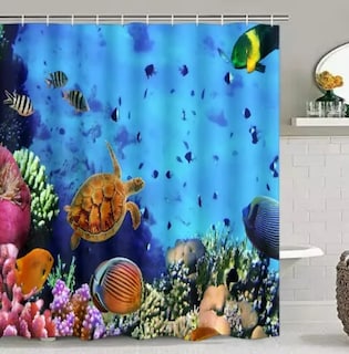 Foto 2 | Elegante Cortina De Baño Xtellar, Impermeable, Antihongo Y Lavable En Máquina 180*180cm