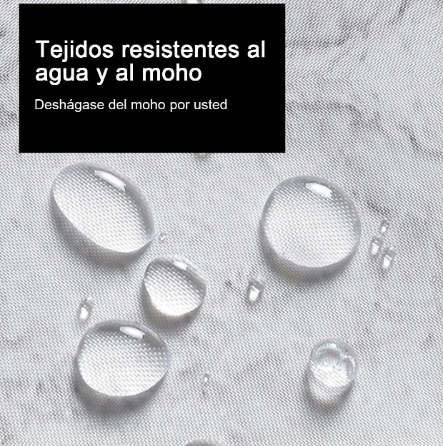 Foto 5 pulgar | Elegante Cortina De Baño Xtellar, Impermeable, Antihongo Y Lavable En Máquina 180*180cm