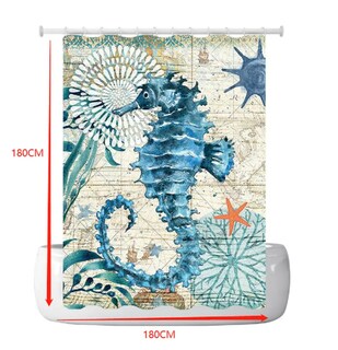 Foto 2 | Set De Baño Premium Xtellar Pulpo: Cortina Impermeable Y Juego De 3 Alfombrillas De Lujo