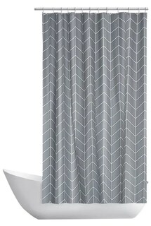 Foto 1 | Xtellar Cortina De Baño Elegante Y Práctica, Impermeable, Con Ganchos Incluidos