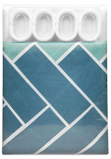 Foto 4 | Elegante Cortina De Baño Xtellar Impermeable Y Reusable, 180x180 Cm, Incluye 12 Ganchos Premium