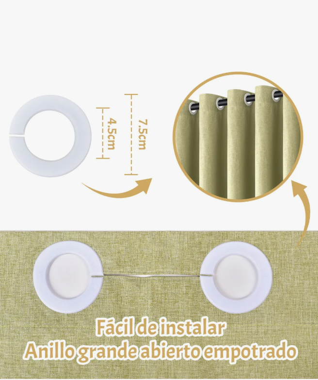 Foto 3 pulgar | Cortina Xtellar Para Baño De Tela Lavable Impermeable Lino 200x200 Verde 200×200
