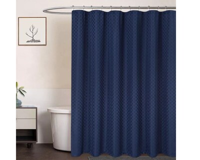 Foto 2 | Cortina de Baño Impermeable de 180 x 180 cm color Azul