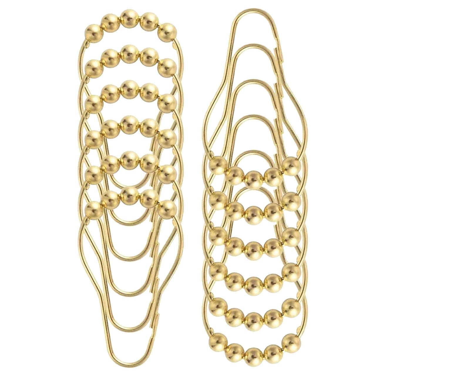 Kit de Ganchos para Cortinas de Baño Acero Inoxidable 12 piezas $299