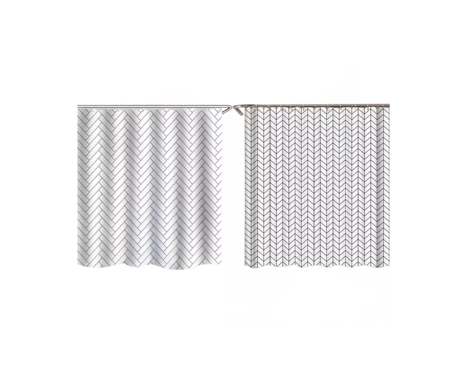 Cortina de Baño Impermeable 180 x 200 cm  + Ganchos $836