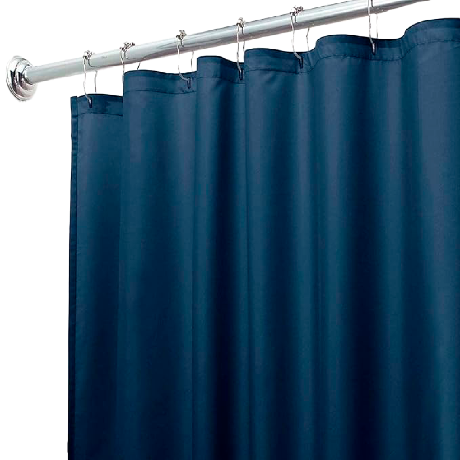 Foto 3 pulgar | Cortina De Baño Poliéster 214x183cm+ganchos Acero Inoxidable