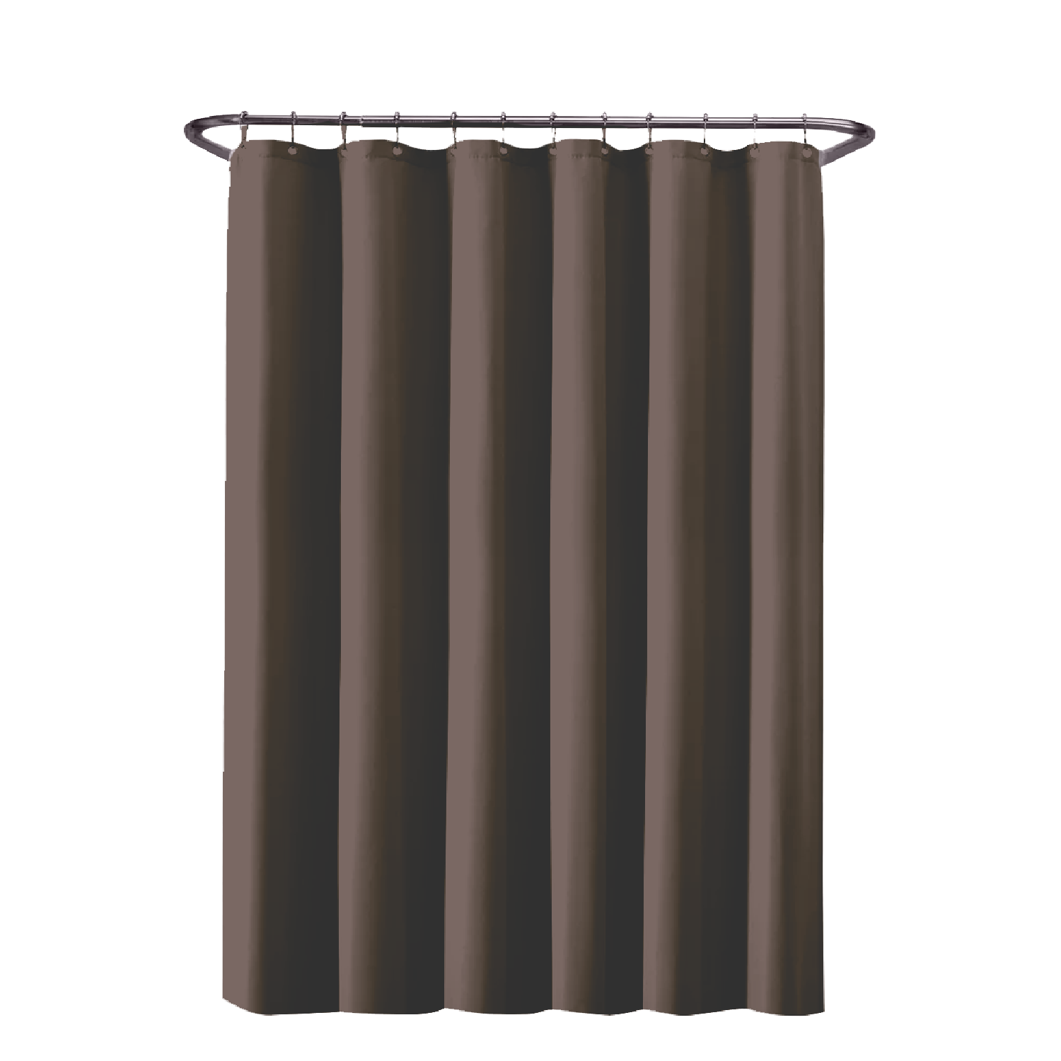 Foto 1 | Cortina De Baño Poliéster 180x180cm+ganchos Acero Inoxidable