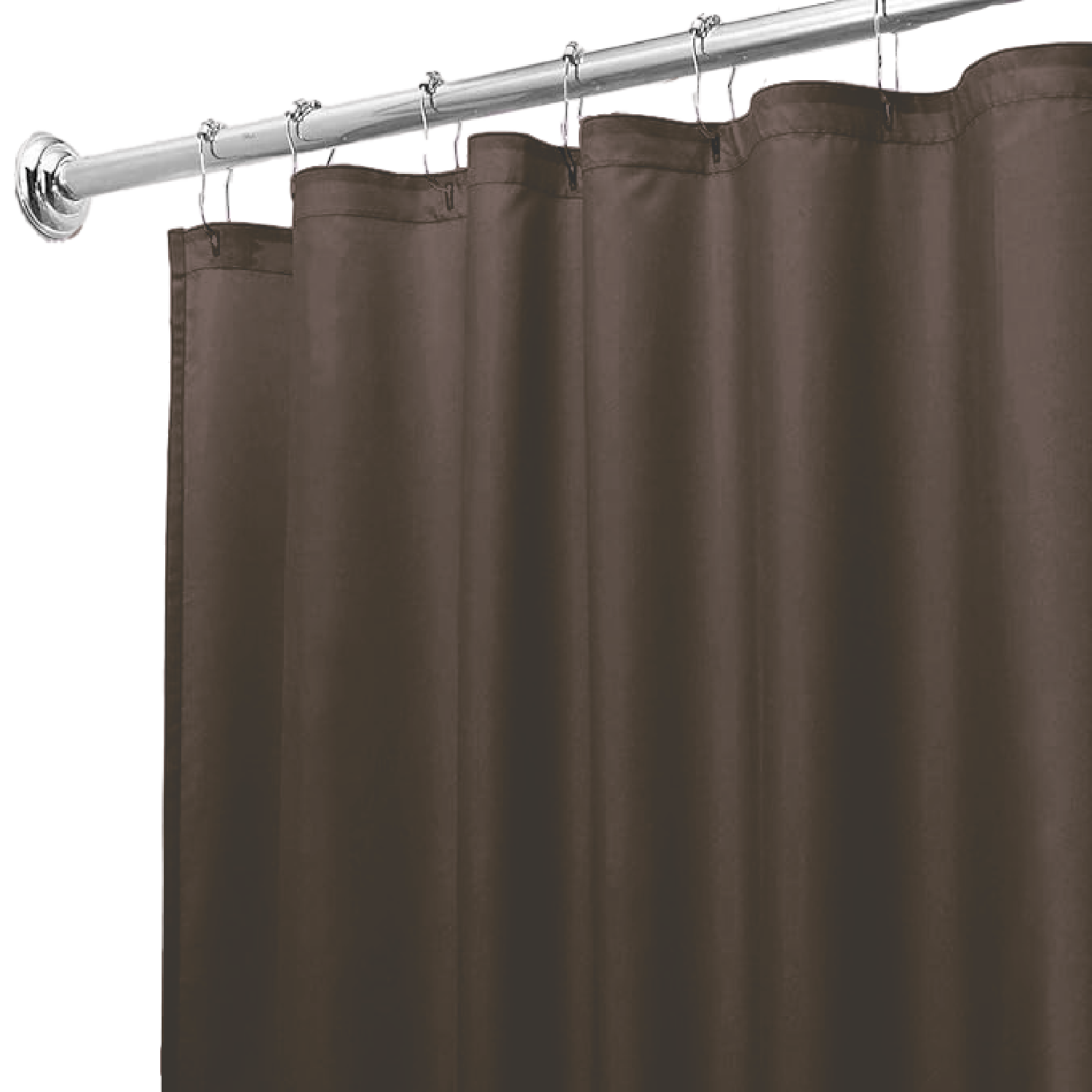 Foto 3 pulgar | Cortina De Baño Poliéster 180x180cm+ganchos Acero Inoxidable