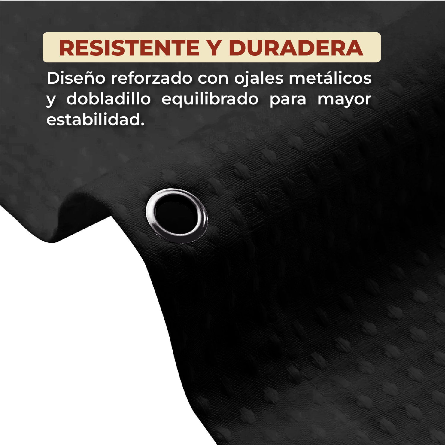 Foto 4 pulgar | Cortina de Baño con Tejido de Gofre 200 x 200 cm Negras + Ganchos de Acero Inoxidable