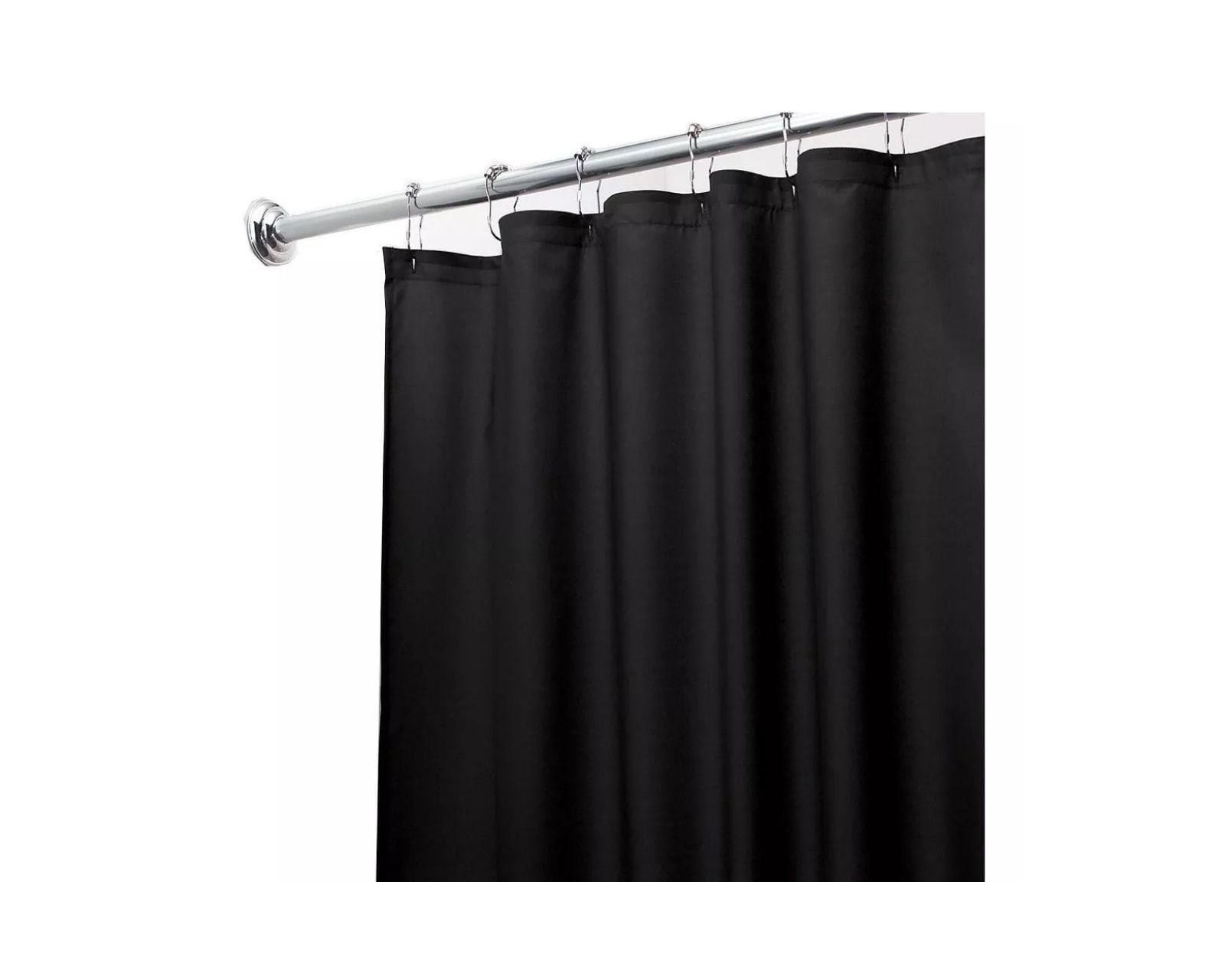 Cortina para Baño + Ganchos Acero Inoxidable $485