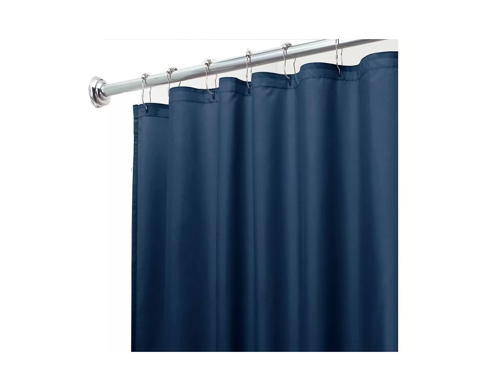 Cortina De Baño Poliéster 180x180cm+ganchos Acero Inoxidable