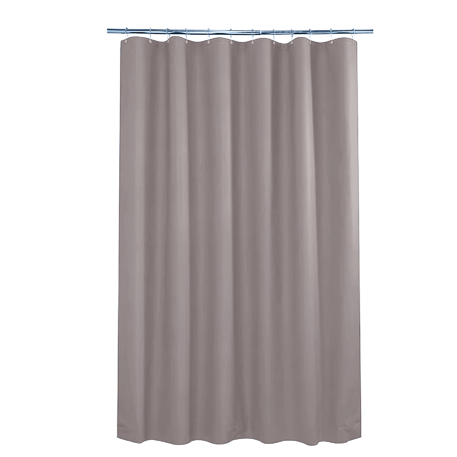 Foto 1 | Cortina De Baño Poliéster 214x183cm+ganchos Acero Inoxidable