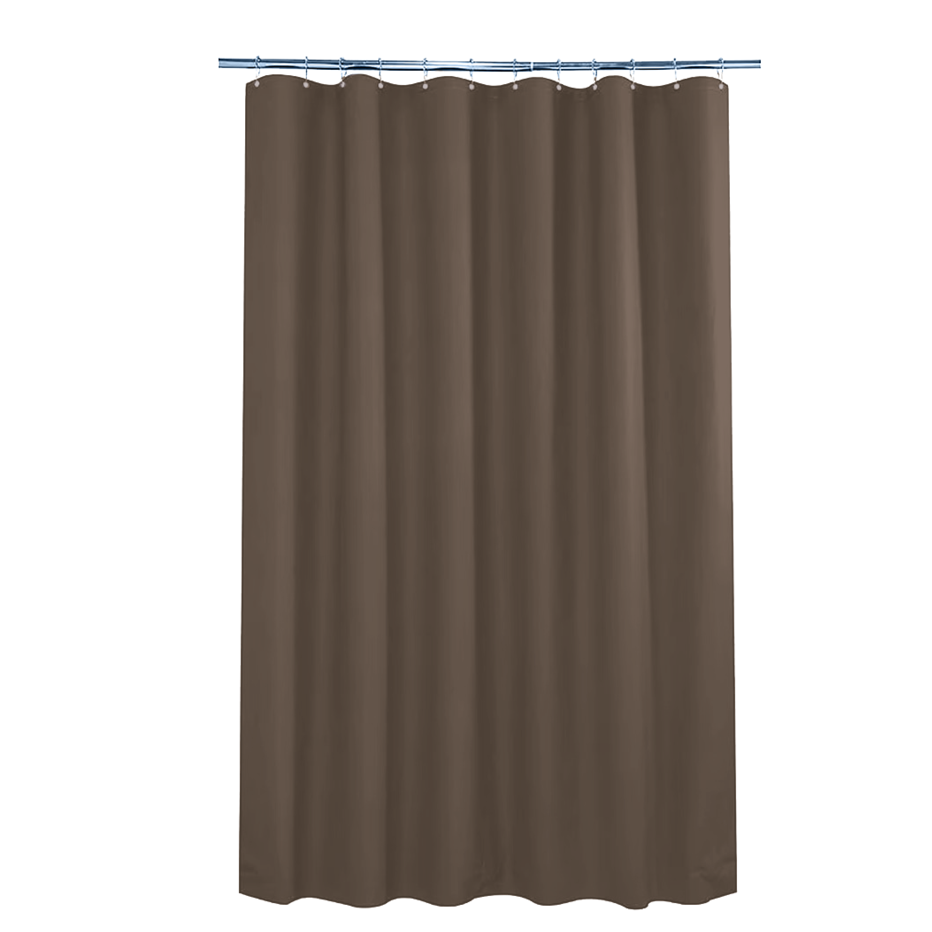 Cortina de Baño Poliéster 214 x 183 cm + Ganchos de Acero Inoxidable