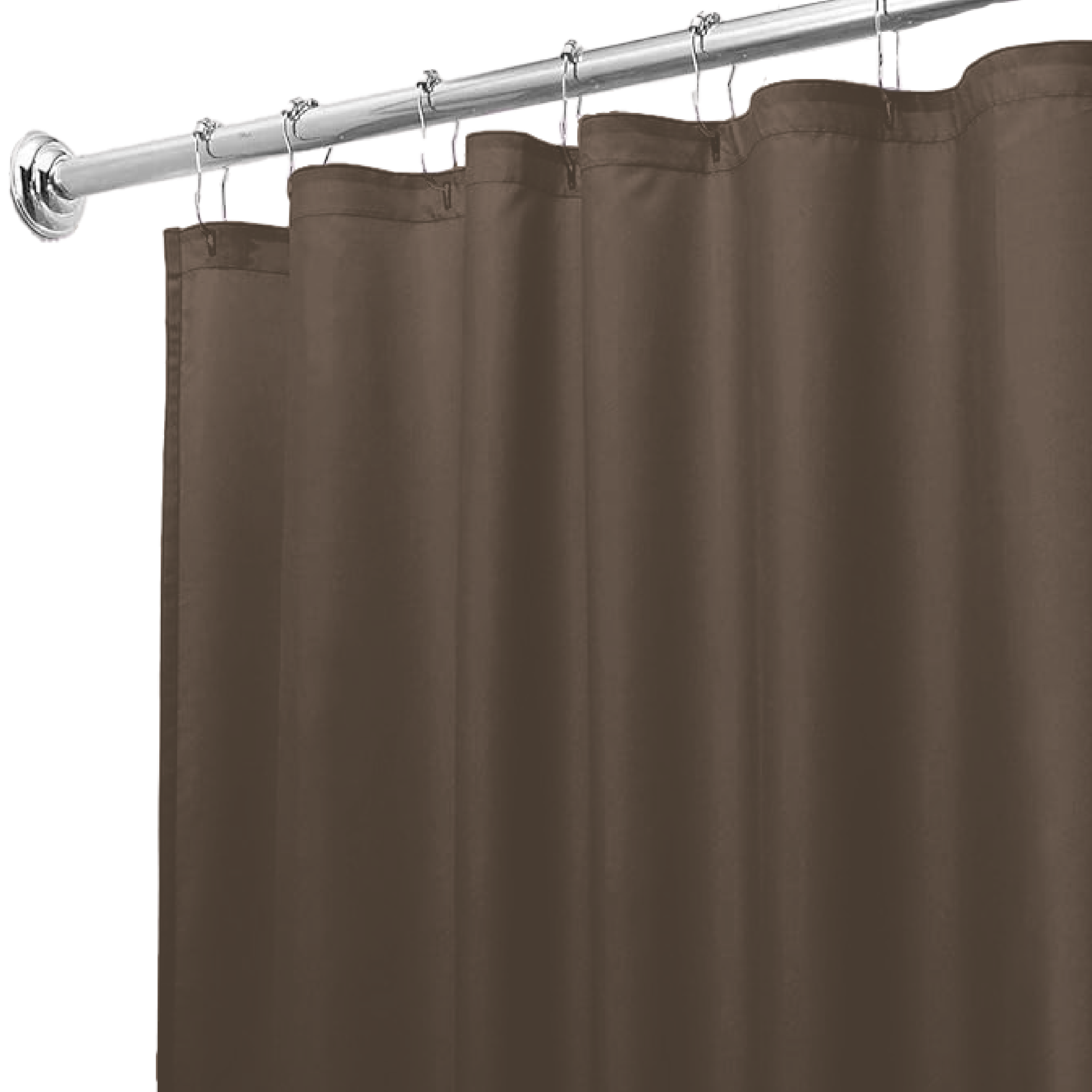 Foto 2 | Cortina de Baño Poliéster 214 x 183 cm + Ganchos de Acero Inoxidable