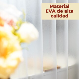 Foto 4 | Cortina De Baño De Vinil Impermeable 137 X 198 Cm Transparente
