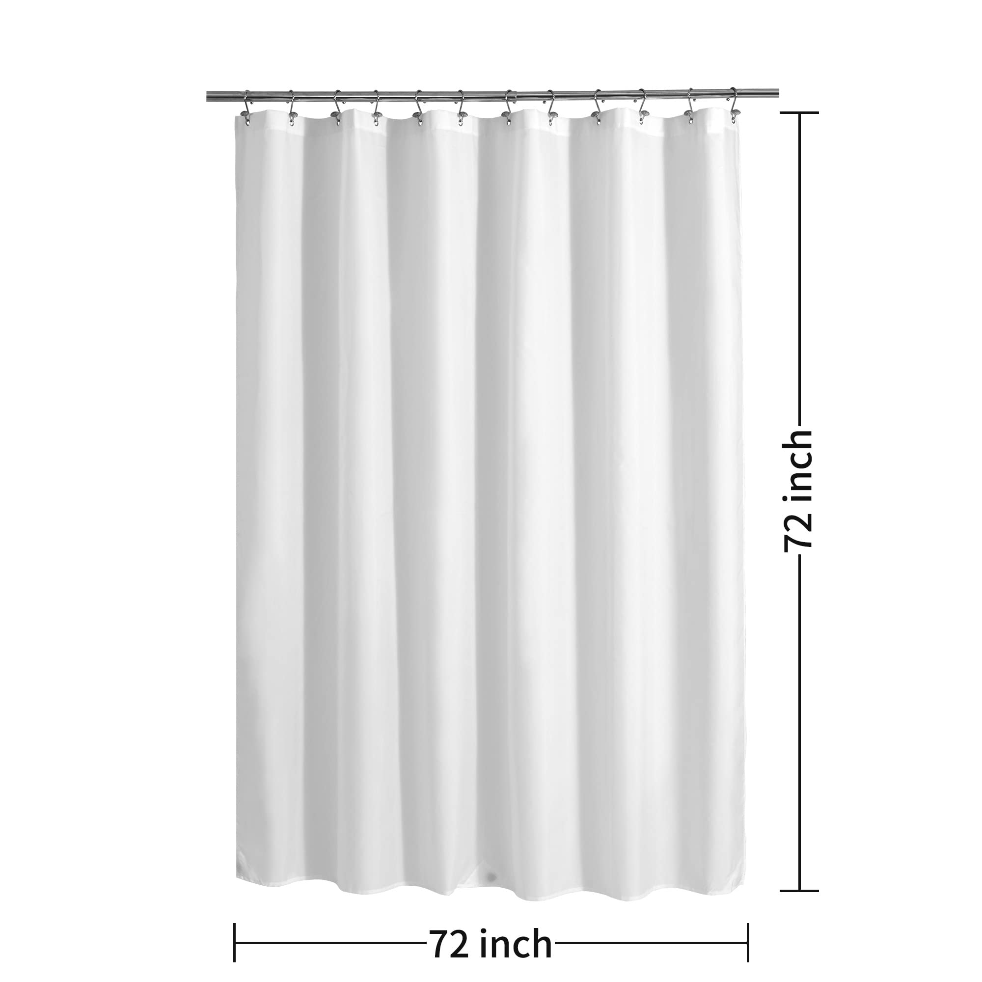 Foto 8 pulgar | Forro de Cortina de Ducha Alyvia Spring Impermeable 180 x 180 cm Blanco - Venta Internacional