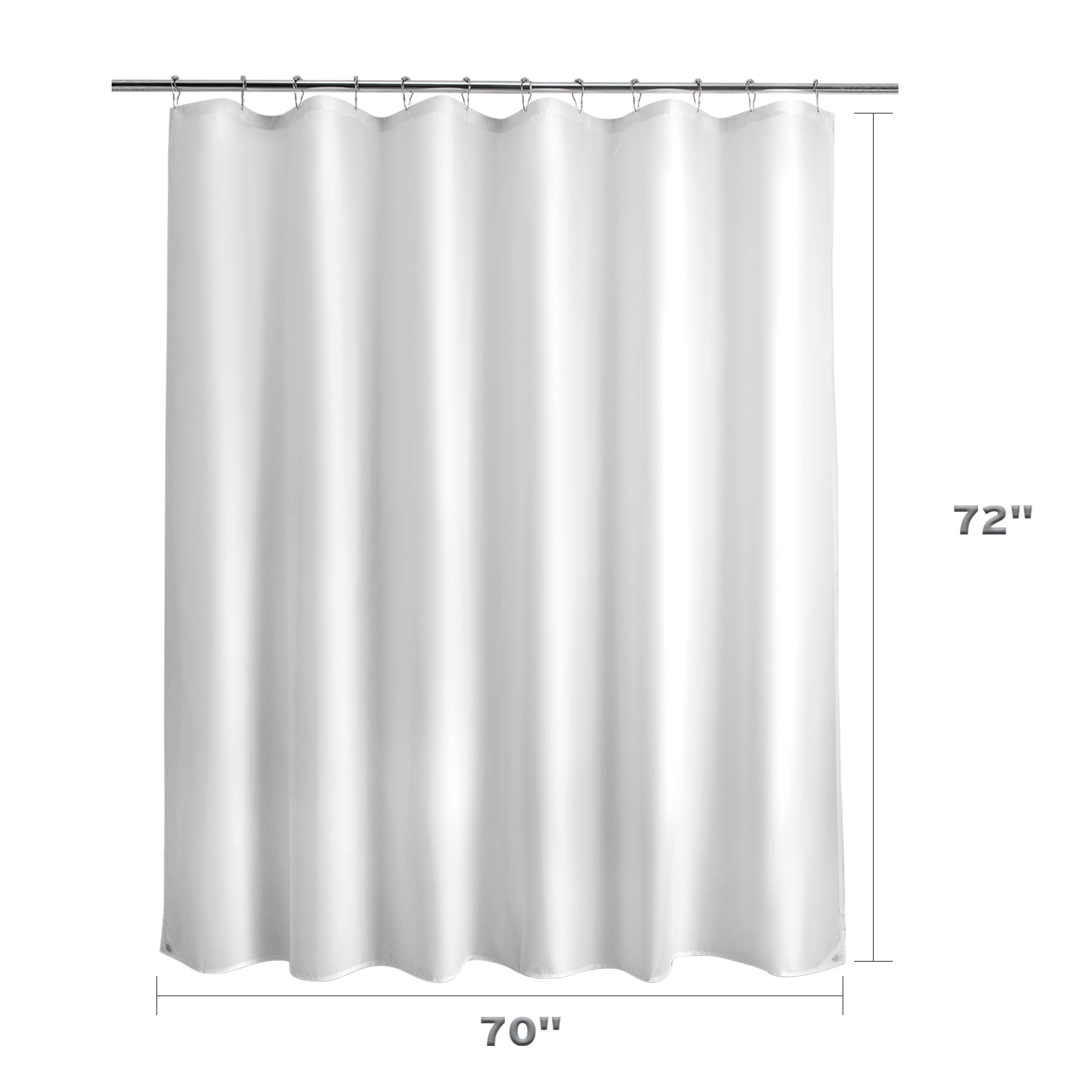 Foto 7 pulgar | Cortina de Ducha Titanker Tela Impermeable 180 x 180 cm - Venta Internacional