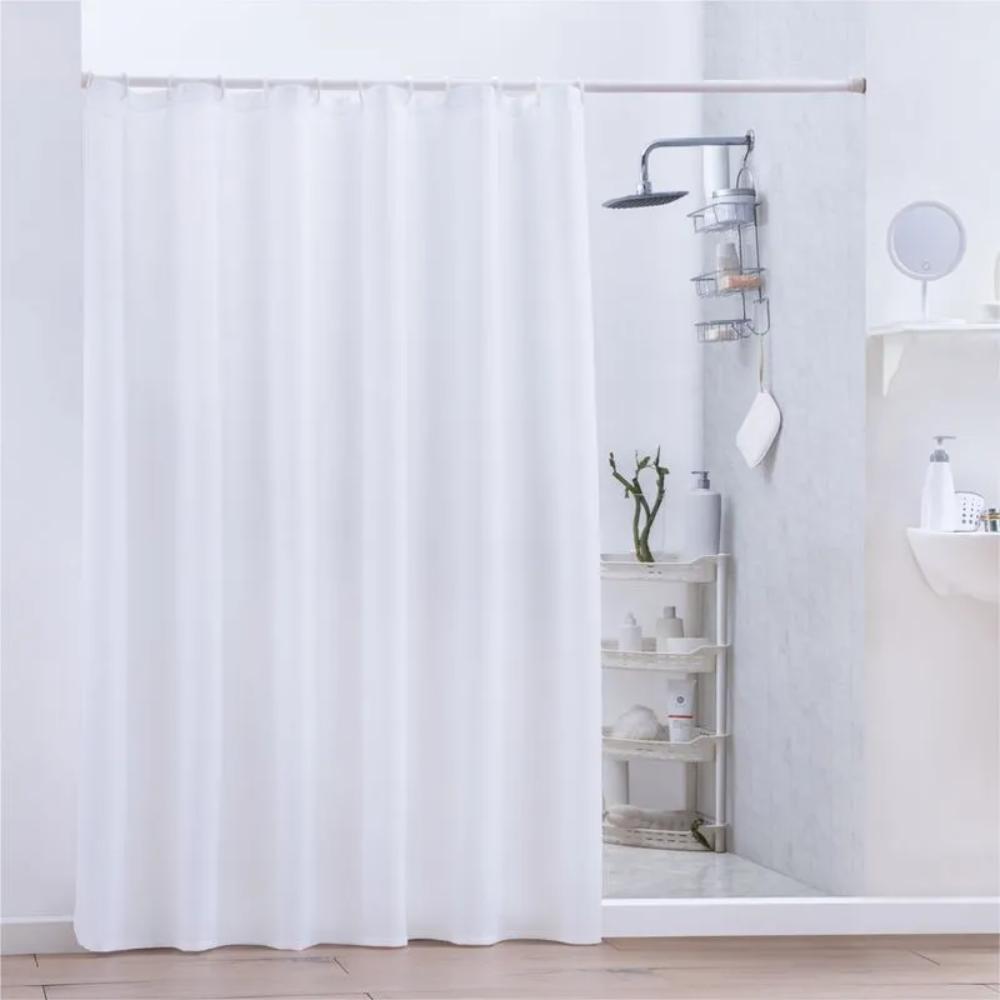 Foto 1 | Cortina De Baño Impermeable Estándar Blanco Concord