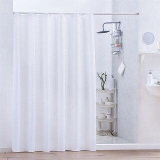 Foto 1 | Cortina De Baño Impermeable Estándar Blanco Concord