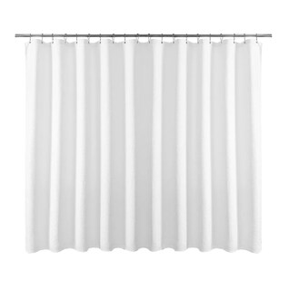 Foto 1 | Cortina De Baño De Tela 180 Cm X 180 Cm Impermeable Blanco