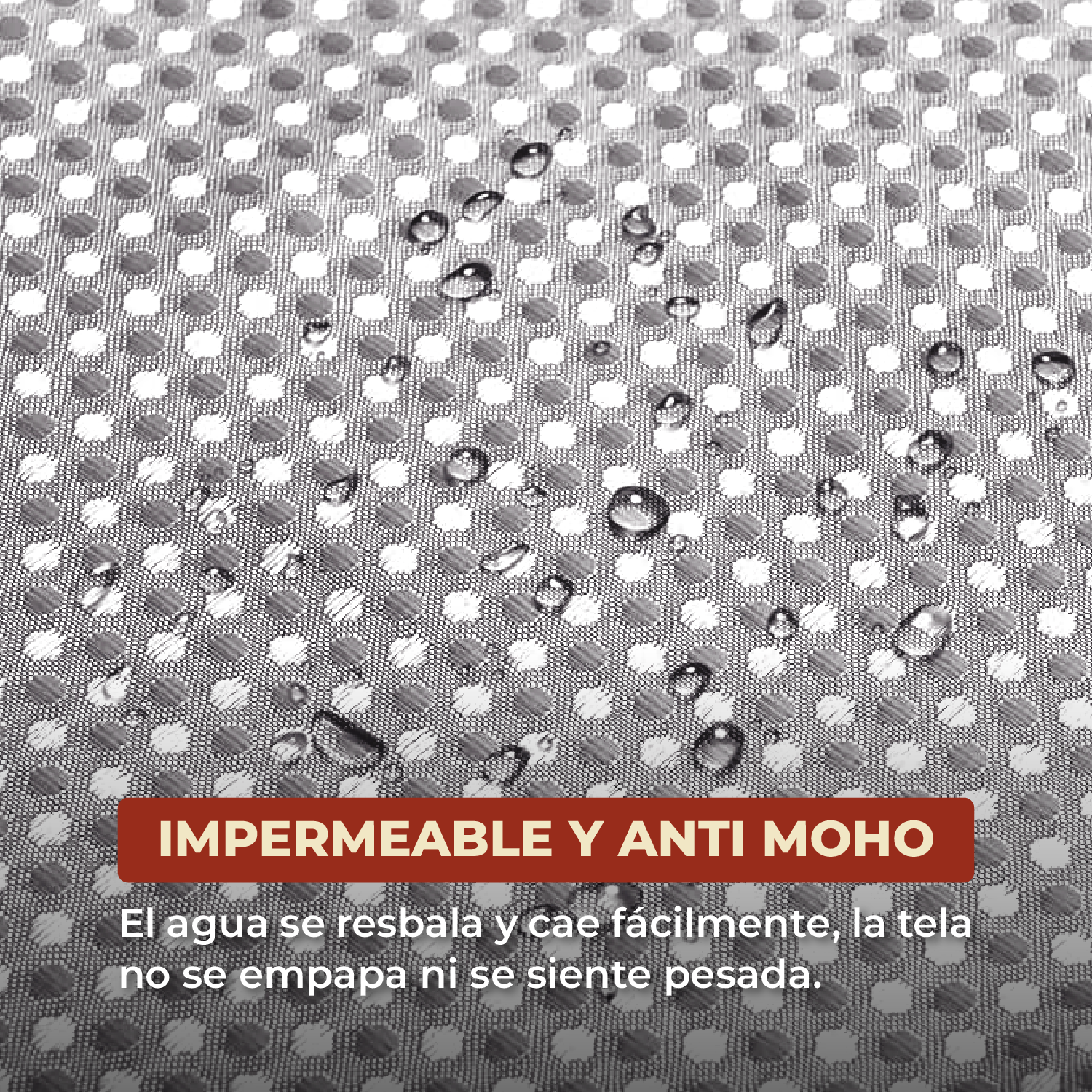 Foto 4 pulgar | Cortina de Baño con Tejido de Gofre 200 x 200 cm Gris + Ganchos Acero Inoxidable