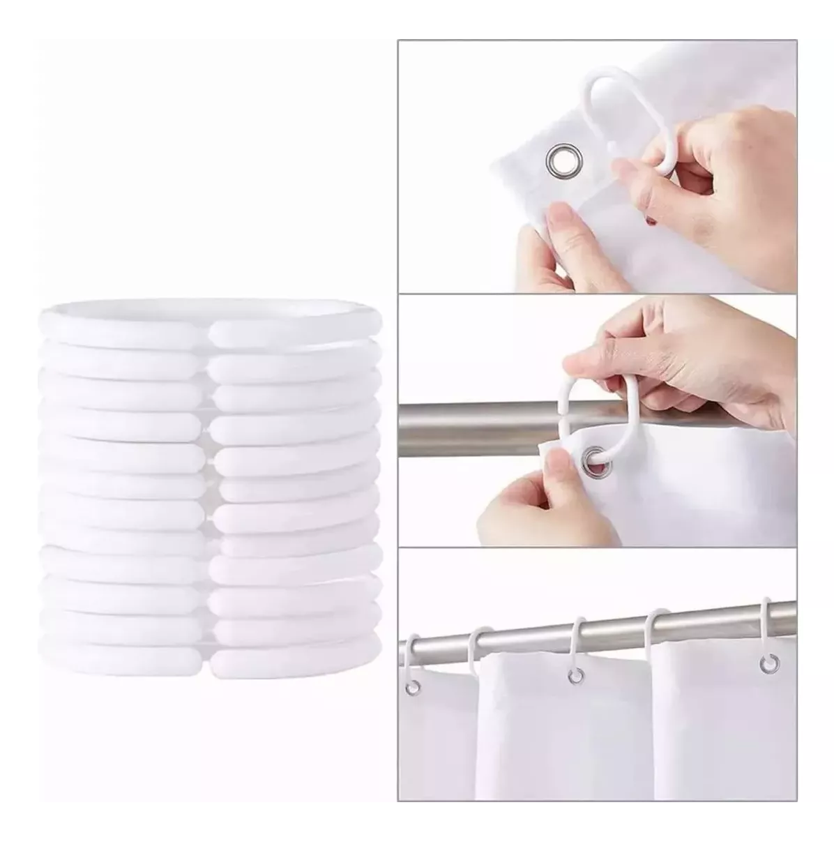 Foto 5 pulgar | Cortina De Baño Lavable Tela Antihongo Impermeabl 180*180 Cm Estilo 3 Azul Delfines
