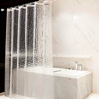 Foto 6 | Cortina Baño Translúcida 180 X 180 Cm Impermeable