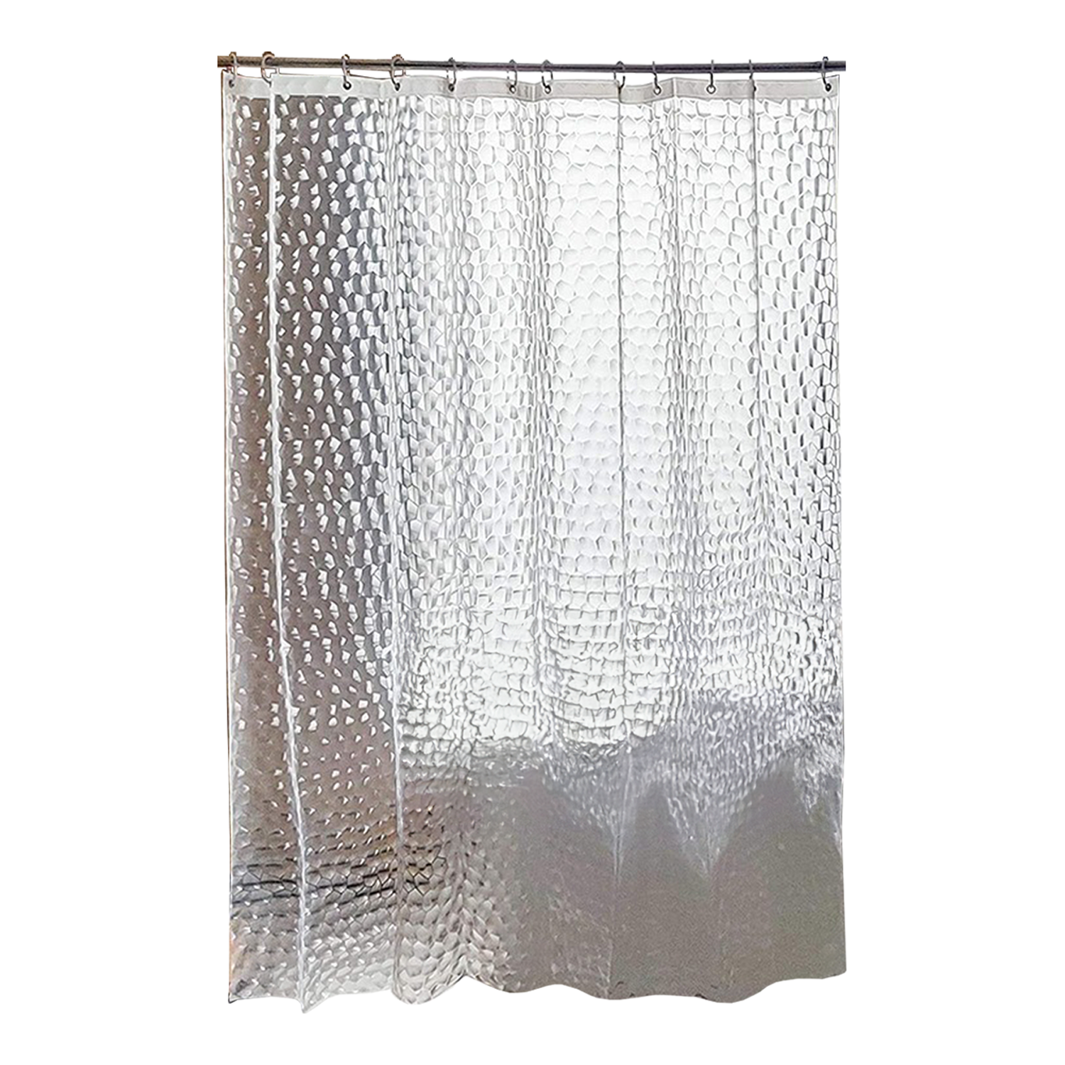 Cortina Baño Translúcida 200 X 200 Cm Impermeable