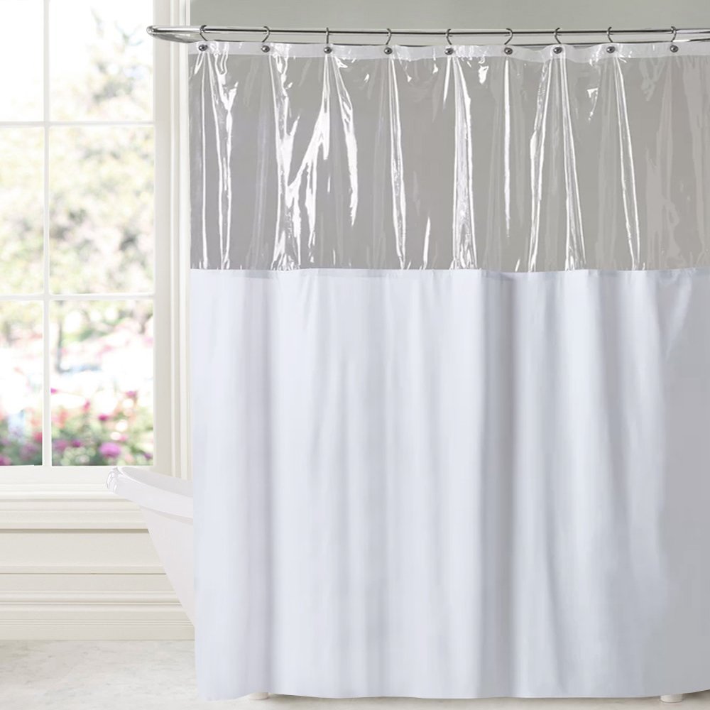 Foto 2 pulgar | Cortina De Ducha Sweet Home Collection, Color Blanco, 180 X 180 Cm, Paquete De 12 - Venta Internacional.