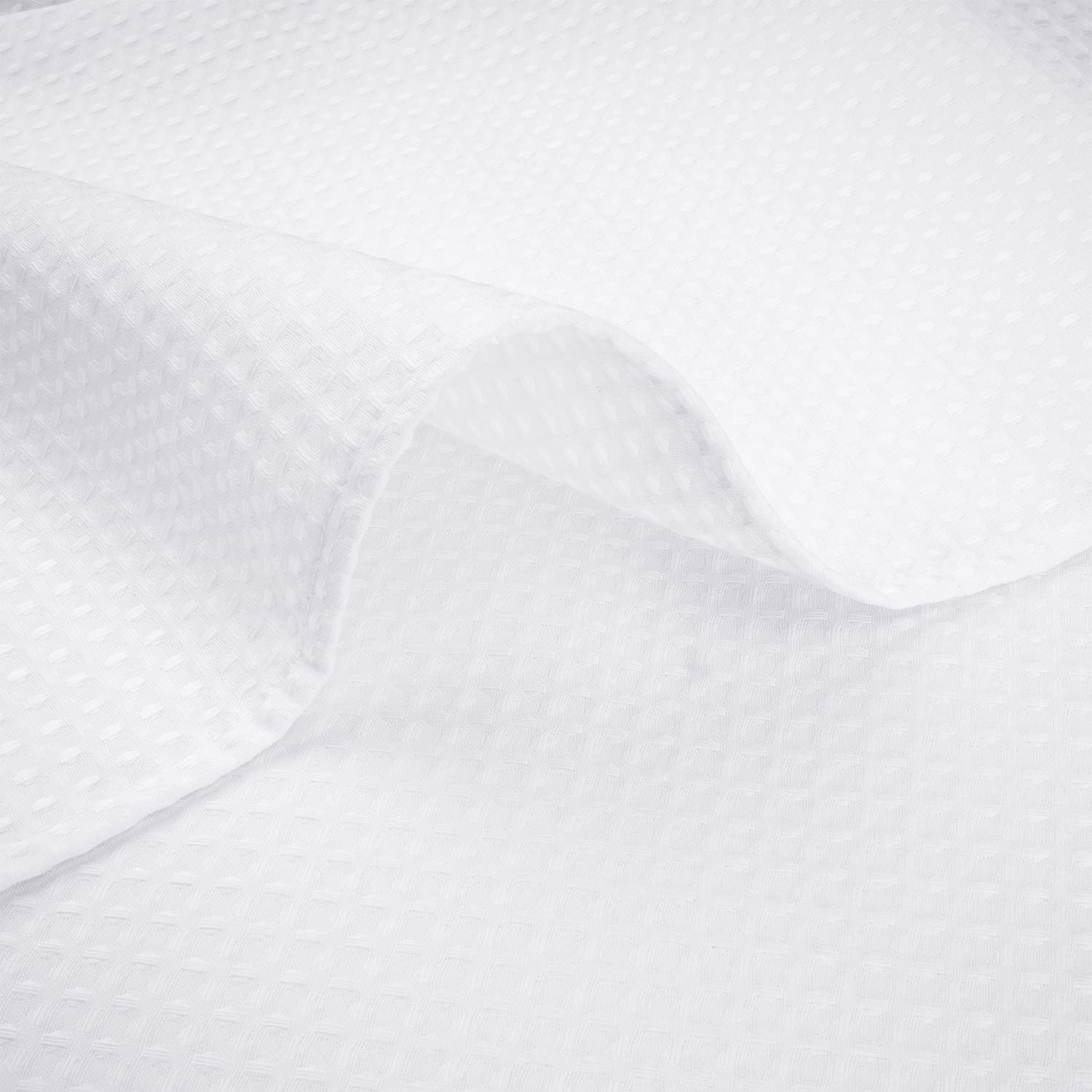 Foto 6 pulgar | Cortina De Ducha River Dream Dotted Waffle Weave, 90 X 190 Cm, Color Blanco - Venta Internacional.
