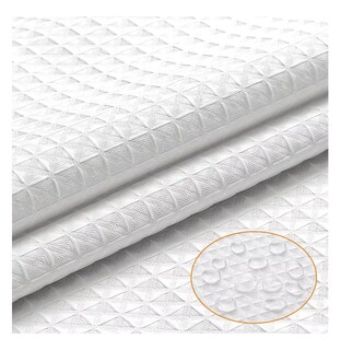 Foto 3 | Cortina De Baño De Tela 180 Cm X 180 Cm Impermeable Belug, Blanco