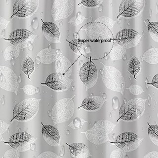 Foto 3 | Cortina De Baño Peva Impermeable Lien 180 X 180 Cm