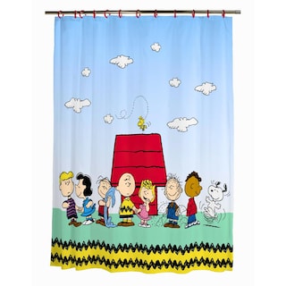 Foto 1 | Juego De Cortinas De Ducha Franco Peanuts De 13 Piezas Con Anillas - Venta Internacional.