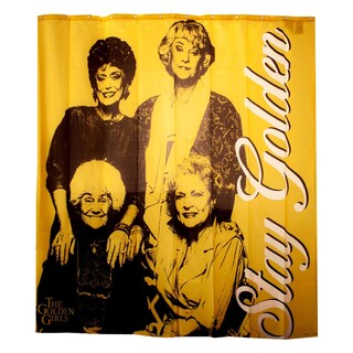 Foto 2 | Cortina De Ducha Just Funky Golden Girls Stay Golden 70 X 70 Pulgadas - Venta Internacional.