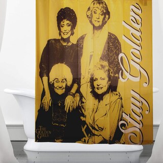 Foto 5 | Cortina De Ducha Just Funky Golden Girls Stay Golden 70 X 70 Pulgadas - Venta Internacional.