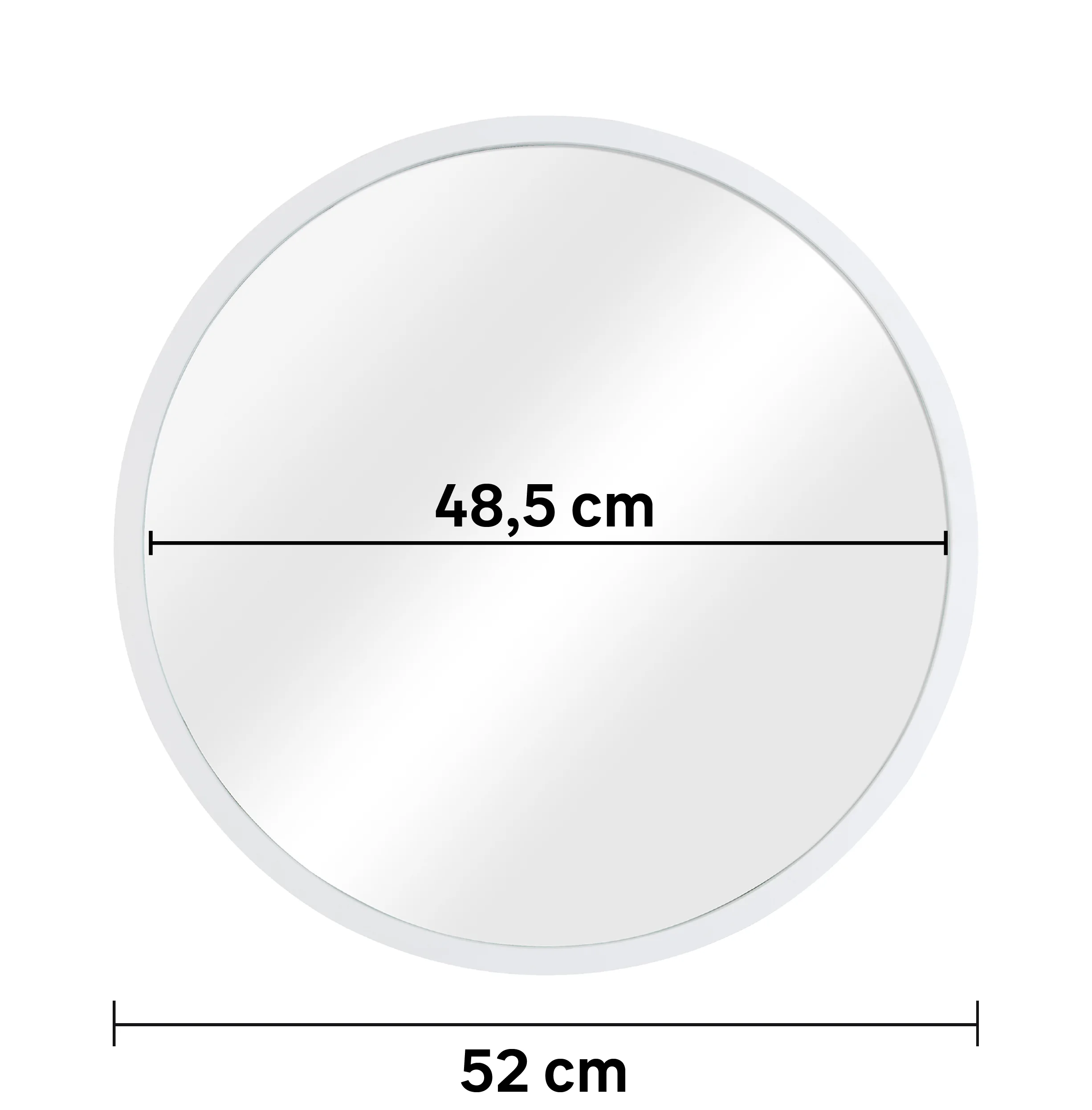 Foto 8 | Naterial Espejo Circular 52 X 52 Cm Enmarcado, Modelo Inspire Nodal