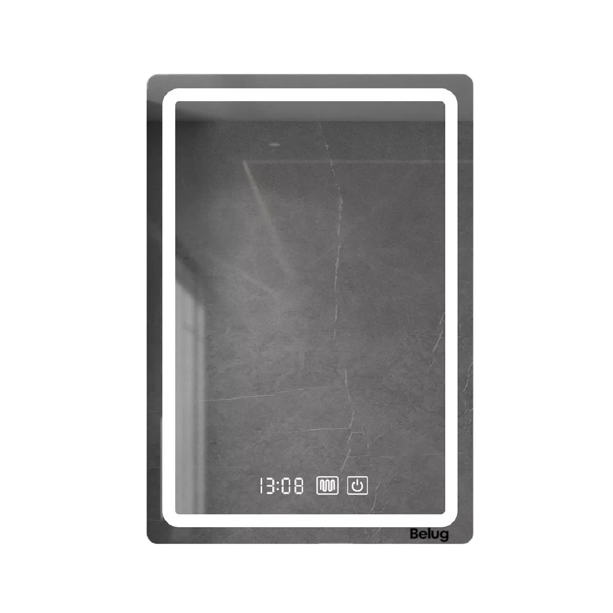 Foto 2 pulgar | Espejo Led Baño 50x70cm Touch 3 Modo Con Función Plata Belug