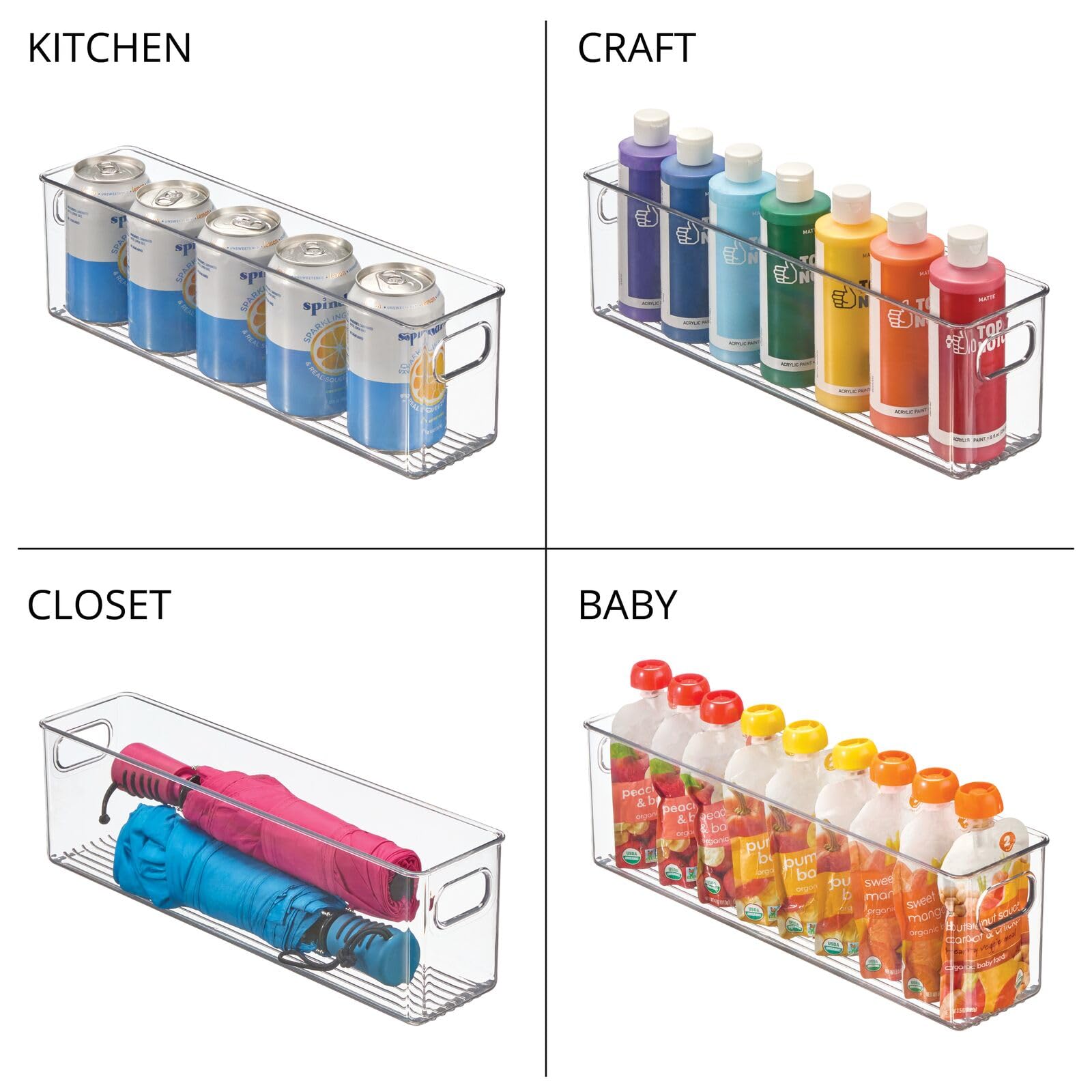 Foto 7 pulgar | Organizador de Baño mDesign Paquete de 8 - Venta Internacional