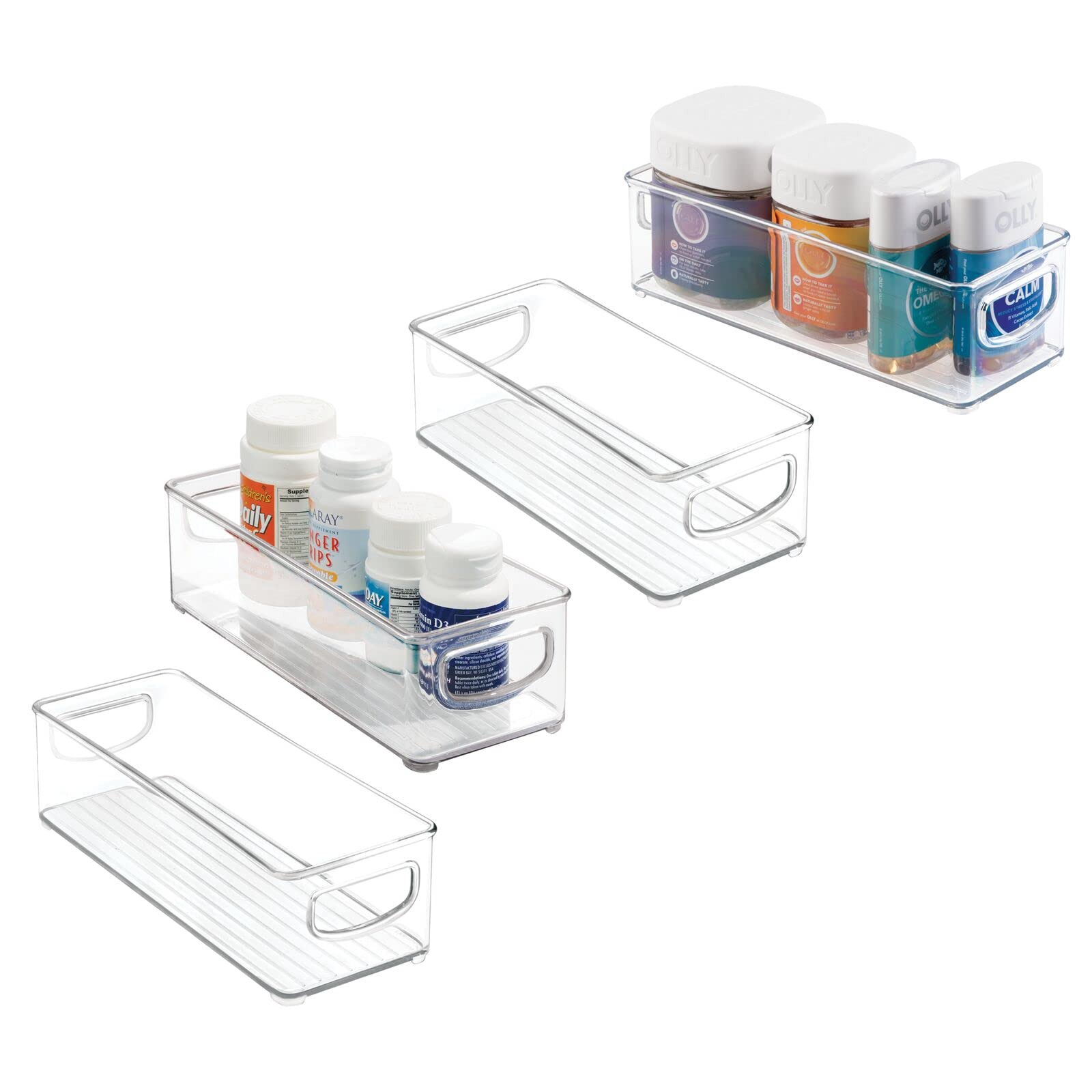 Contenedores de Almacenamiento Mdesign Ligne para Baño 4 Piezas - Venta Internacional