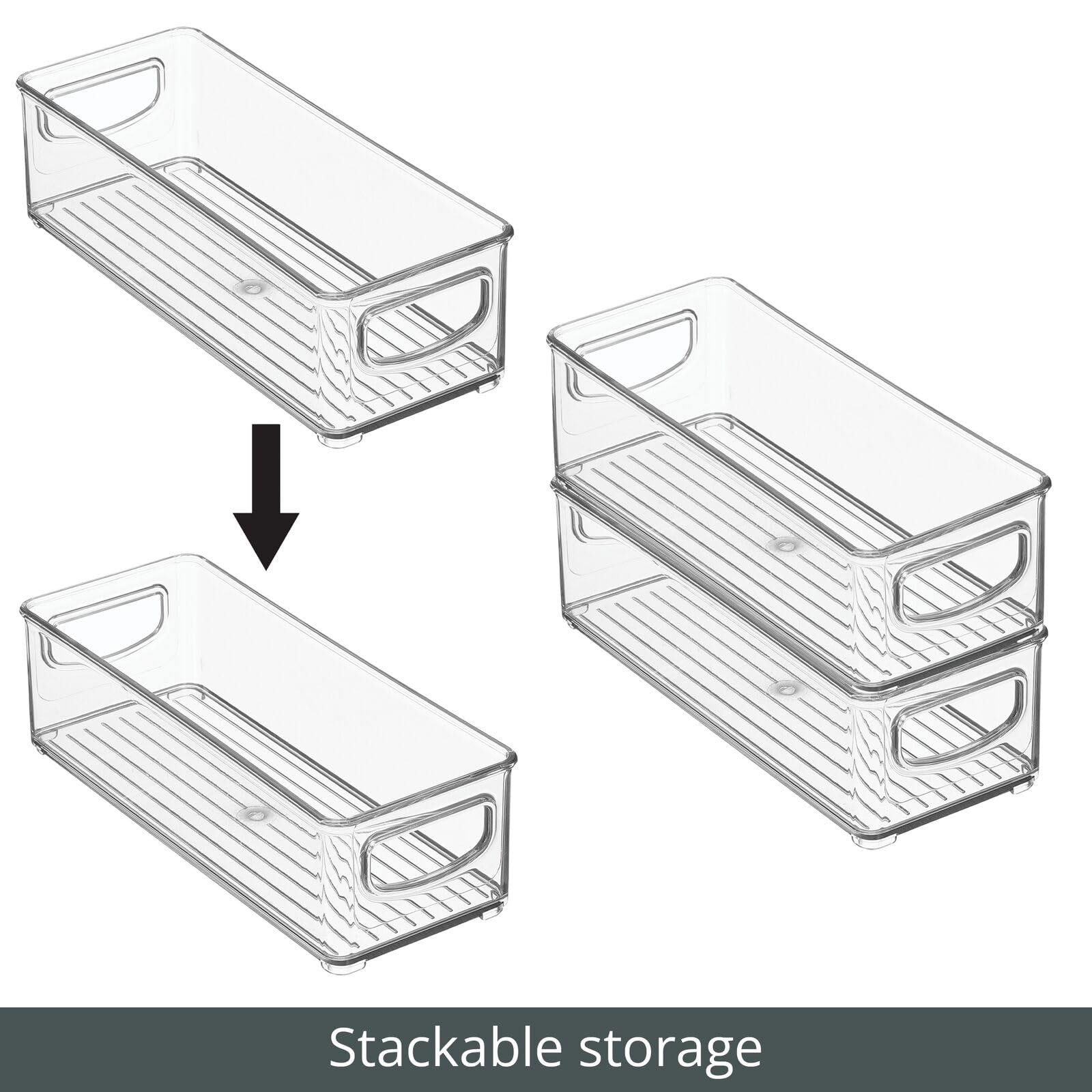 Foto 6 pulgar | Contenedores de Almacenamiento Mdesign Ligne para Baño 4 Piezas - Venta Internacional