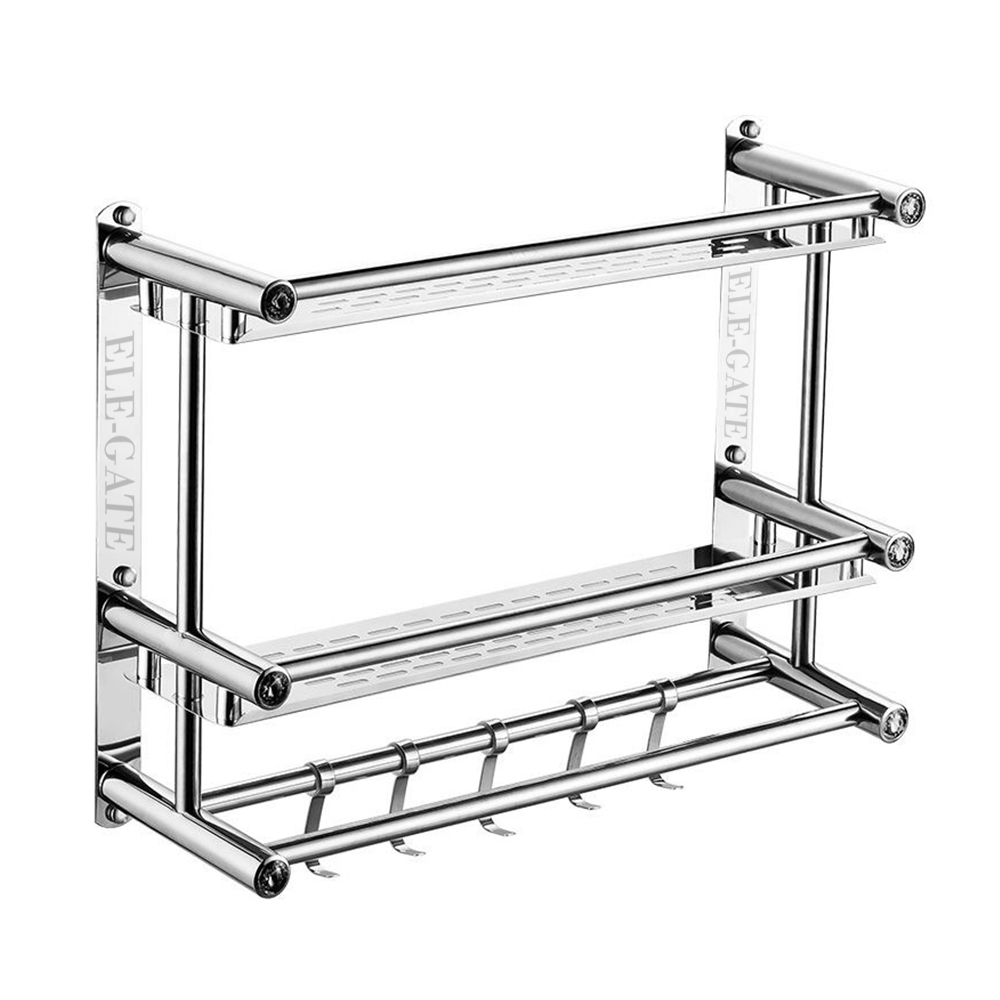 Estante de Acero Inoxidable para Baño Elegate HOG.196