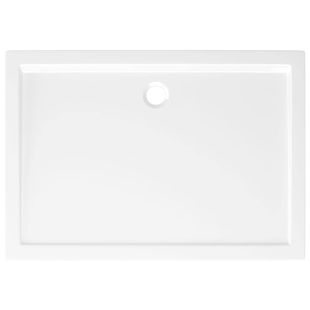 Foto 6 pulgar | Plato De Ducha Vidaxl Rectangular Blanco Brillante De 70 X 100 Cm - Venta Internacional.