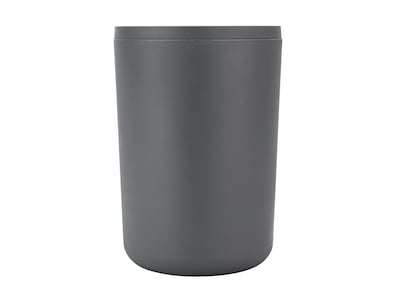 Foto 6 | Juego de Baño Alaska Gris con Bote de Basura y Cepillo para WC